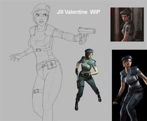 Jill Valentine [WIP] by Raguro on DeviantArt.